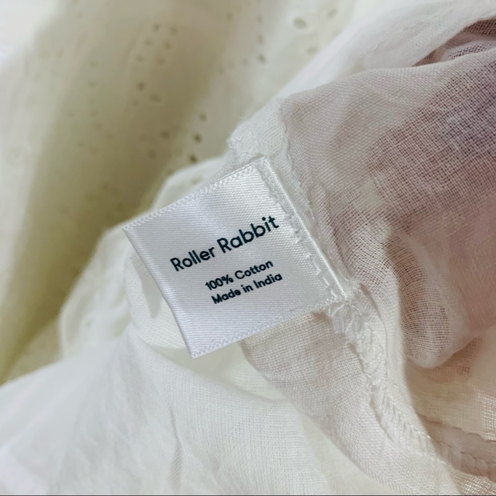 Roller Rabbit NWT Pamela Aster Eyelet Shift Dress Size M - Picture 11 of 15